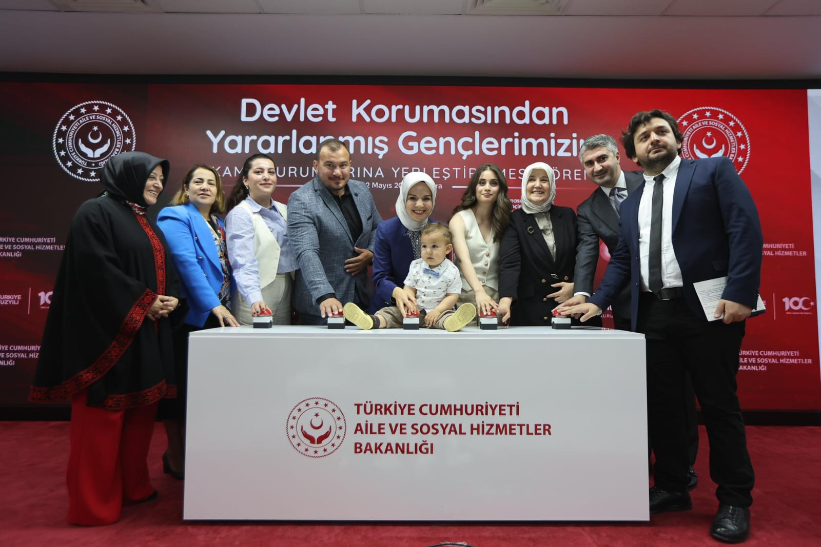 Devlet Korumasından Yararlanmış Gençlerin Kamu Kurumlarına Yerleştirilmesi Kura Töreni Gerçekleştirildi.