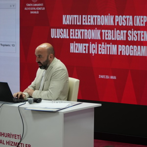 Elektronik Posta (KEP) ve Ulusal Elektronik Tebligat Sistemi (UETS) Hizmet İçi Eğitim Programı Yapıldı - fotoğraf 1