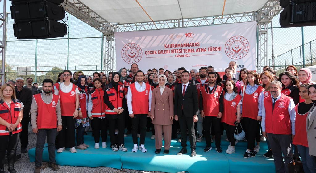 Sayın Bakanımız Mahinur Özdemir Göktaş, Kahramanmaraş’ta Çocuk Evleri Sitesinin Temelini Attı