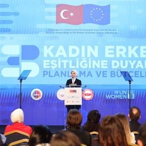 Bakanımız Göktaş: "Türkiye, kadın erkek eşitliğine duyarlı bütçelemeyi aktif olarak uygulayan 23 OECD ülkesinden biridir" - fotoğraf 2