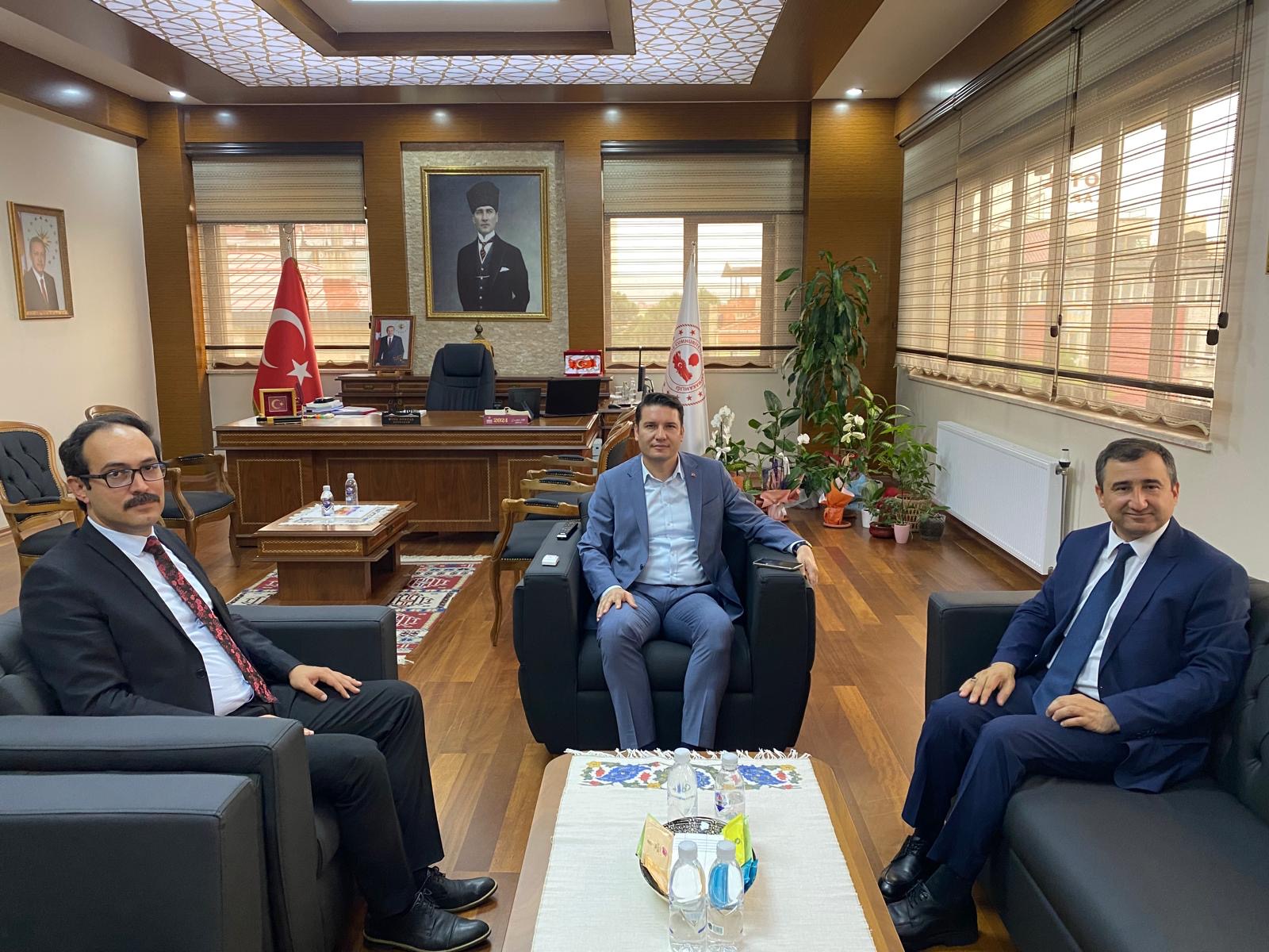 İl Müdürümüz Ali ÖMÜT, Yenice Kaymakamımız Sayın Musa GÖKTAŞ’ ı Ziyaret Etti