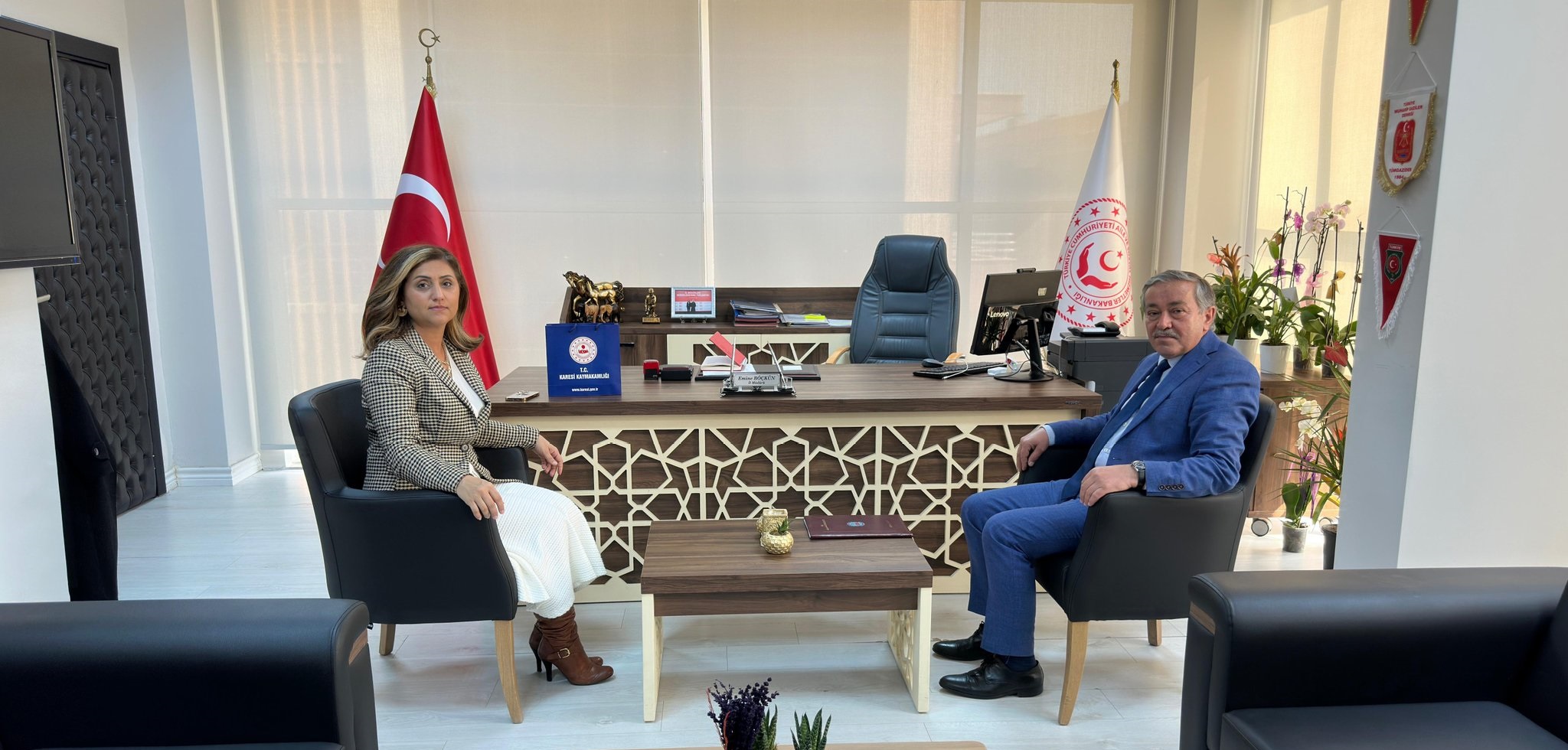 Karesi Kaymakamı Sayın Metin ARSLANBAŞ, İl Müdürümüze Ziyaret Gerçekleştirdi