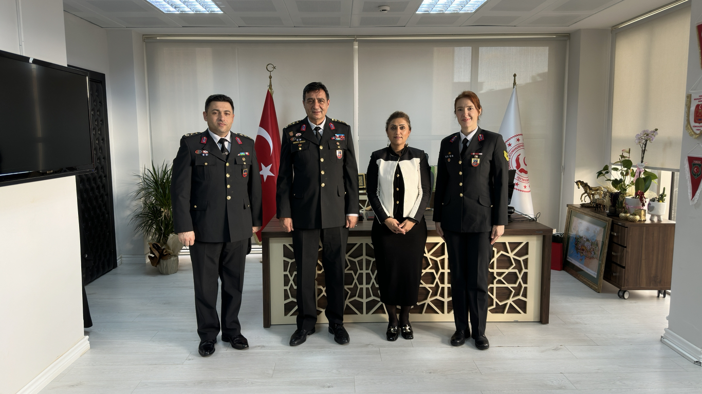 İl Jandarma Komutanlığından Ziyaret