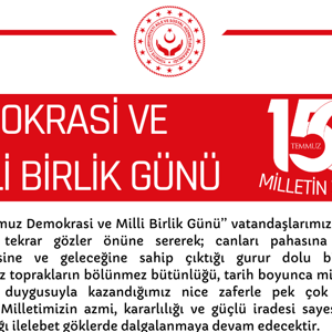 İl Müdürümüz Sayın Cüneyd ÖZDEMİR’in '15 Temmuz Demokrasi ve Milli Birlik Günü' Mesajı - fotoğraf 1