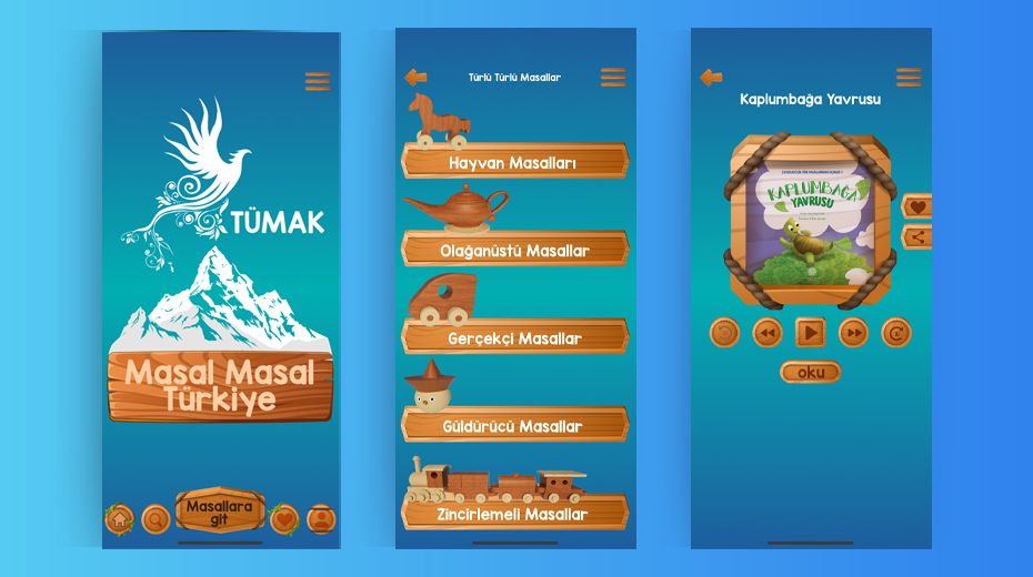 Çocuklara özel masal uygulaması geliştirildi