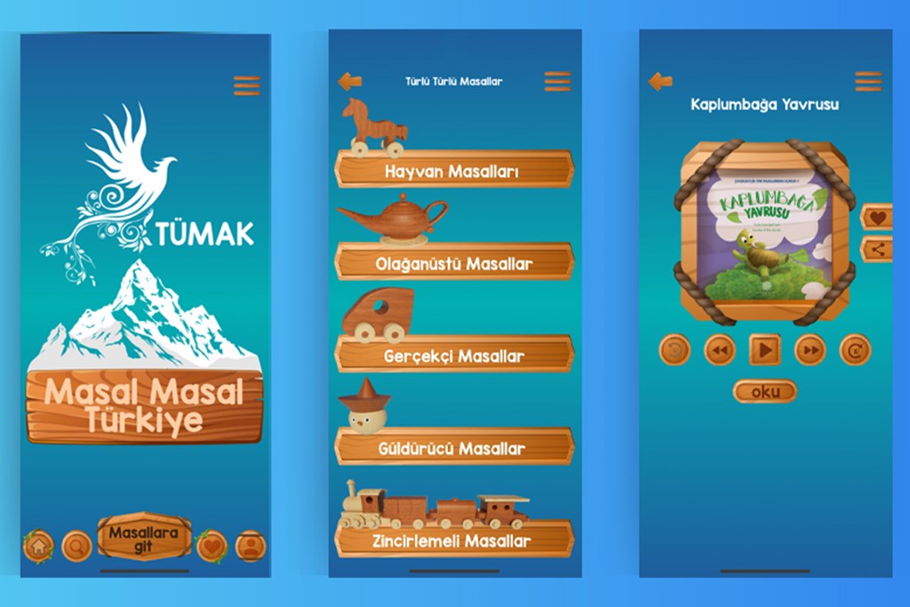  Çocuklara özel masal uygulaması geliştirildi