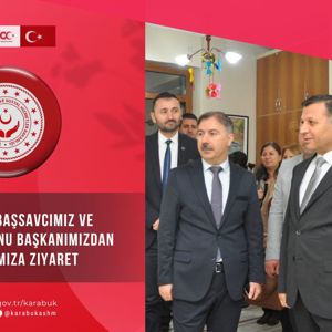 Cumhuriyet Başsavcımız ve Adalet Komisyonu Başkanımızdan Çocuklarımıza Ziyaret - fotoğraf 1