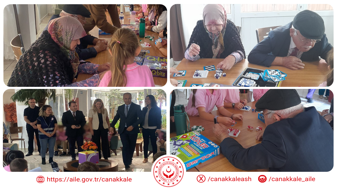 1 Ekim Dünya Yaşlılar Günü Biga'da Çeşitli Etkinliklerle Kutlandı