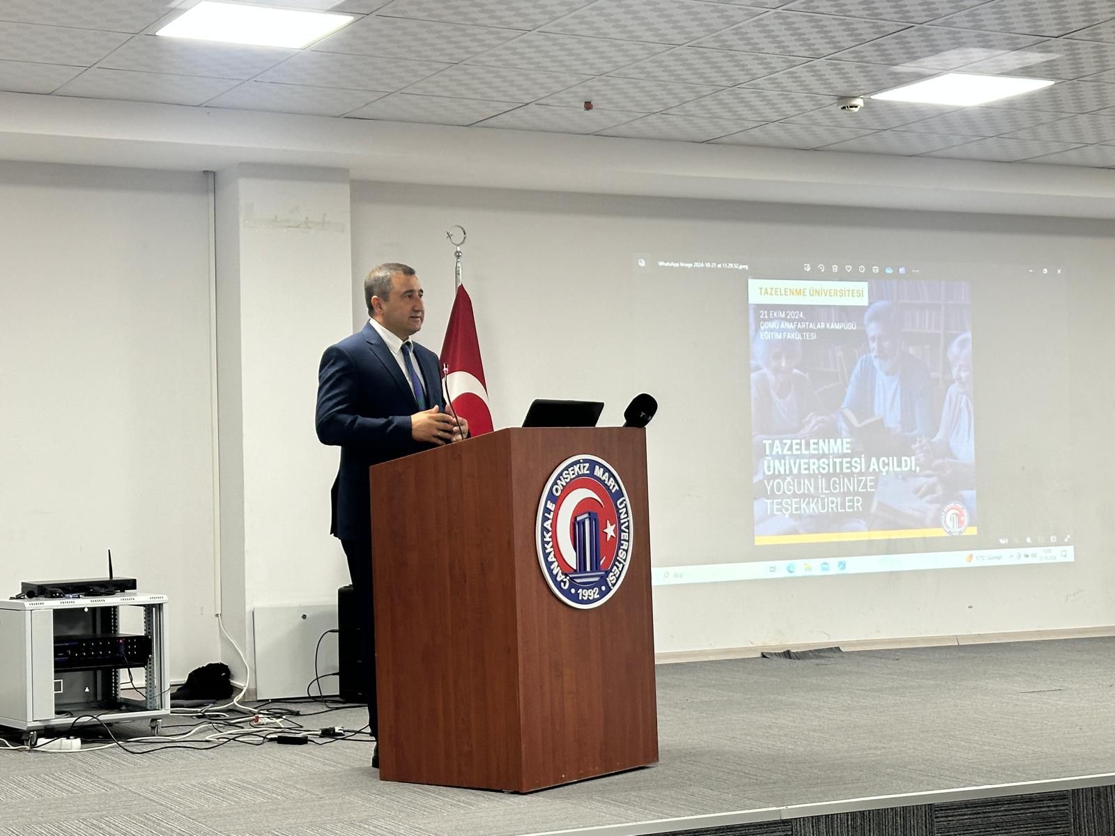 60+ Tazelenme Üniversitesi Projesi' Açılış Programına İl Müdürümüz Ali ÖMÜT Katıldı