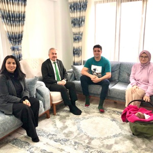 Gazimiz Enes Arslan Ziyaret Edildi - fotoğraf 1