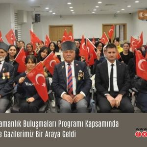 Vatan ve Kahramanlık Buluşmaları Programı Kapsamında Gençlerimiz İle Gazilerimiz Bir Araya Geldi… - fotoğraf 1