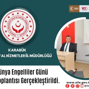 3 Aralık Dünya Engelliler Günü İstişare Toplantısı Gerçekleştirildi.   - fotoğraf 1
