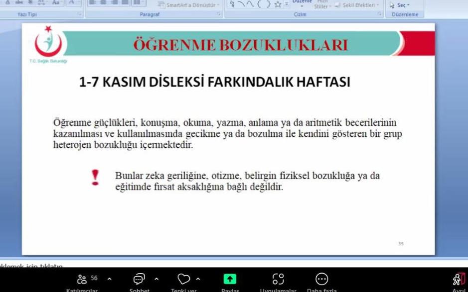 KREŞ VE GÜNDÜZ BAKIM EVLERİNE VERİLEN EĞİTİMLER DEVAM EDİYOR.