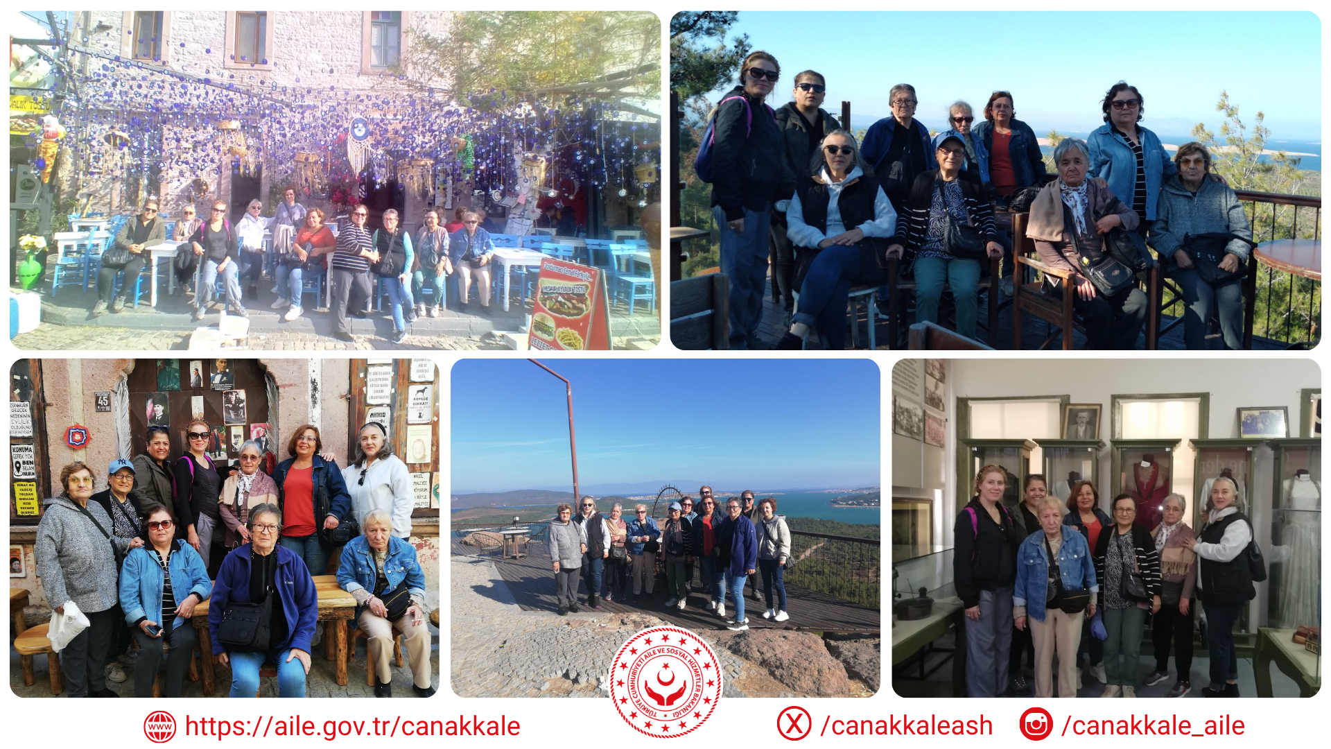 Hamiyet Feridun Sözen Huzurevi Sakinlerimize Balıkesir Ayvalık Gezisi