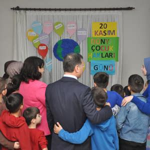 20 Kasım Dünya Çocuk Hakları Günü Münasebetiyle Güleç Çocuk Evleri Sitemize  Anlamlı Bir Ziyaret… - fotoğraf 3