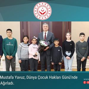 Valimiz Sayın Mustafa Yavuz, Dünya Çocuk Hakları Günü’nde Çocuklarımızı Ağırladı… - fotoğraf 1