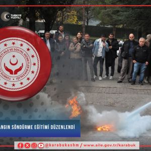 İl Müdürlüğümüz Yangın Söndürme Eğitimi Düzenlendi. - fotoğraf 1