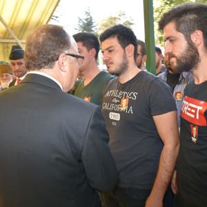 Şehit polis memuru Yücel Başpınar son yolculuğuna uğurlandı. - fotoğraf 1