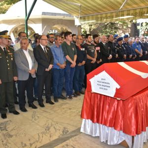 Şehit polis memuru Yücel Başpınar son yolculuğuna uğurlandı. - fotoğraf 6