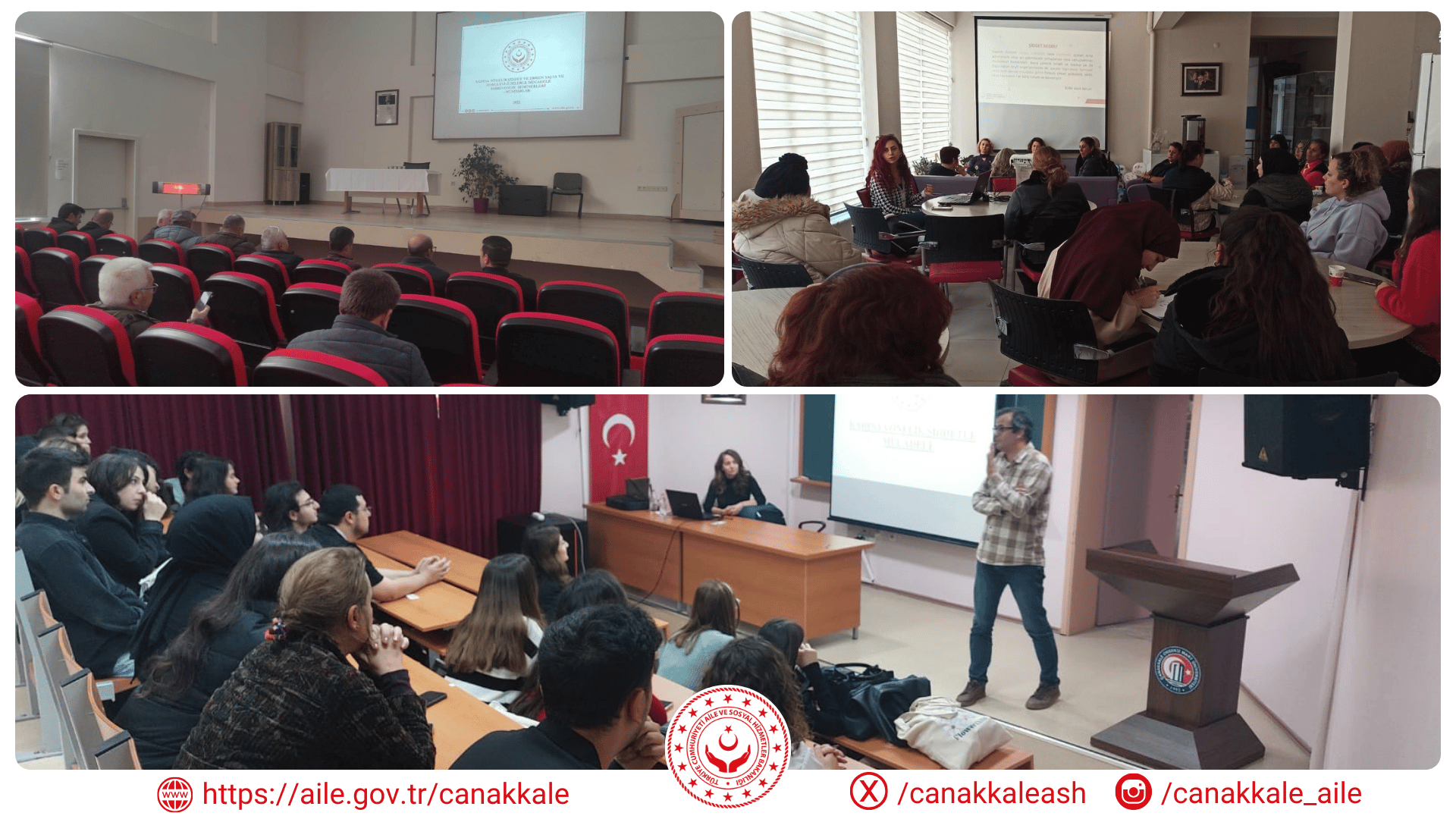 25 Kasım Kadına Yönelik Şiddete Karşı Uluslararası Mücadele Günü Kapsamında Biga SHM Tarafından Eğitim Verildi