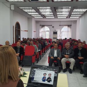 Mezitli İlçe Müftülüğü'nde görev yapan din görevlilerine yönelik TBM Formatörümüz tarafından "Tütün,Teknoloji ve Kumar Bağımlılığı" konularında eğitim verildi. - fotoğraf 1