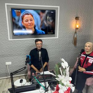 #AnamurSHM, 25 Kasım Kadına Yönelik Şiddete karşı Uluslararası Mücadele Günü kapsamında Gözde FM'e konuk oldu ve "Kadına Yönelik Şiddetle Mücadele" konusunu ve Bakanlığımız Hizmetlerini anlattı. - fotoğraf 1