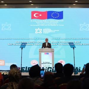Aile ve Sosyal Hizmetler Bakanımız Göktaş, Kadın Kooperatifleri Haftası Ödül Törenleri ve Kapanış Toplantısı'nda konuştu: - fotoğraf 8