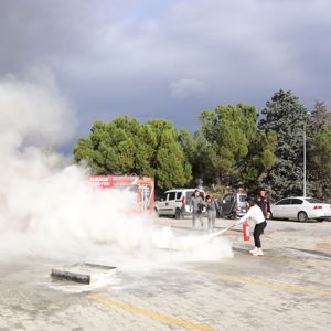 MÜDÜRLÜĞÜMÜZDE YANGIN TATBİKATI GERÇEKLEŞTİRİLDİ. - fotoğraf 6
