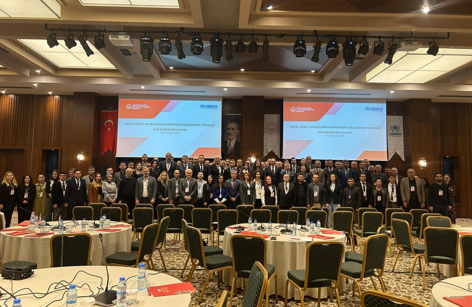 “Sosyal Hizmet Merkezlerinin Kapasitesini Güçlendirme Programı SHM Müdürleri Çalıştayı” ile “10 Afet İli Psikososyal Destek Hizmetlerinin Değerlendirilmesi Çalıştayı” Mersin’de Gerçekleştirildi