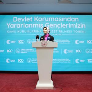 Bakanımız Göktaş,  "Devlet Korumasından Yararlanmış Gençlerimizin Kamu Kurumlarına Yerleştirilmesi Kura Töreni"nde konuştu - fotoğraf 4