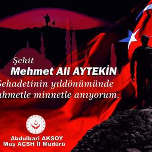 Şehidimizi Şehadetinin yıldönümünde Rahmetle minnetle anıyorum - fotoğraf 1