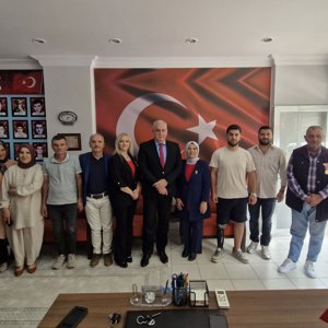 Bafra'daki Şehit Yakını Aileleri ve  Muharip Gazileri Ziyaret Edildi - fotoğraf 5