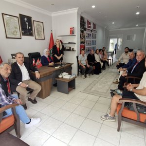 Bafra'daki Şehit Yakını Aileleri ve  Muharip Gazileri Ziyaret Edildi - fotoğraf 6