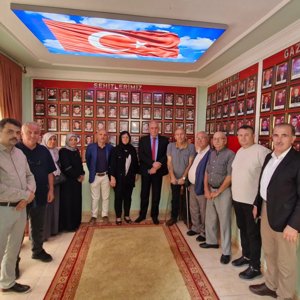 Bafra'daki Şehit Yakını Aileleri ve  Muharip Gazileri Ziyaret Edildi - fotoğraf 7