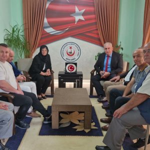Bafra'daki Şehit Yakını Aileleri ve  Muharip Gazileri Ziyaret Edildi - fotoğraf 8
