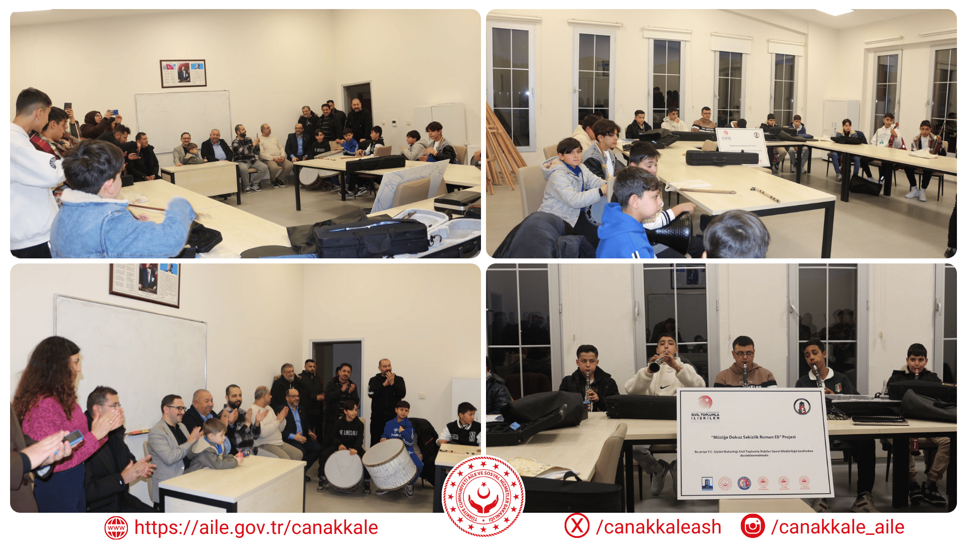 Müziğe Dokuz Sekizlik Roman Eli Projesi Biga'da Başladı