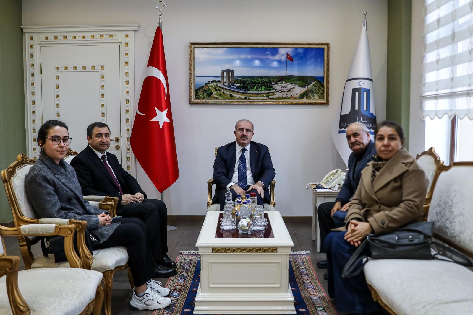 Şehitlerimizin Değerli Aileleri Valimiz Sayın Doç. Dr. Ömer TORAMAN’ı Ziyaret Etti