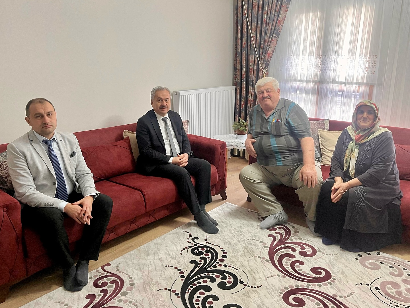 Aziz Şehidimiz Jandarma Er Mehmet Tanju Turhan’ın Kıymetli Ailesine Ziyaret 