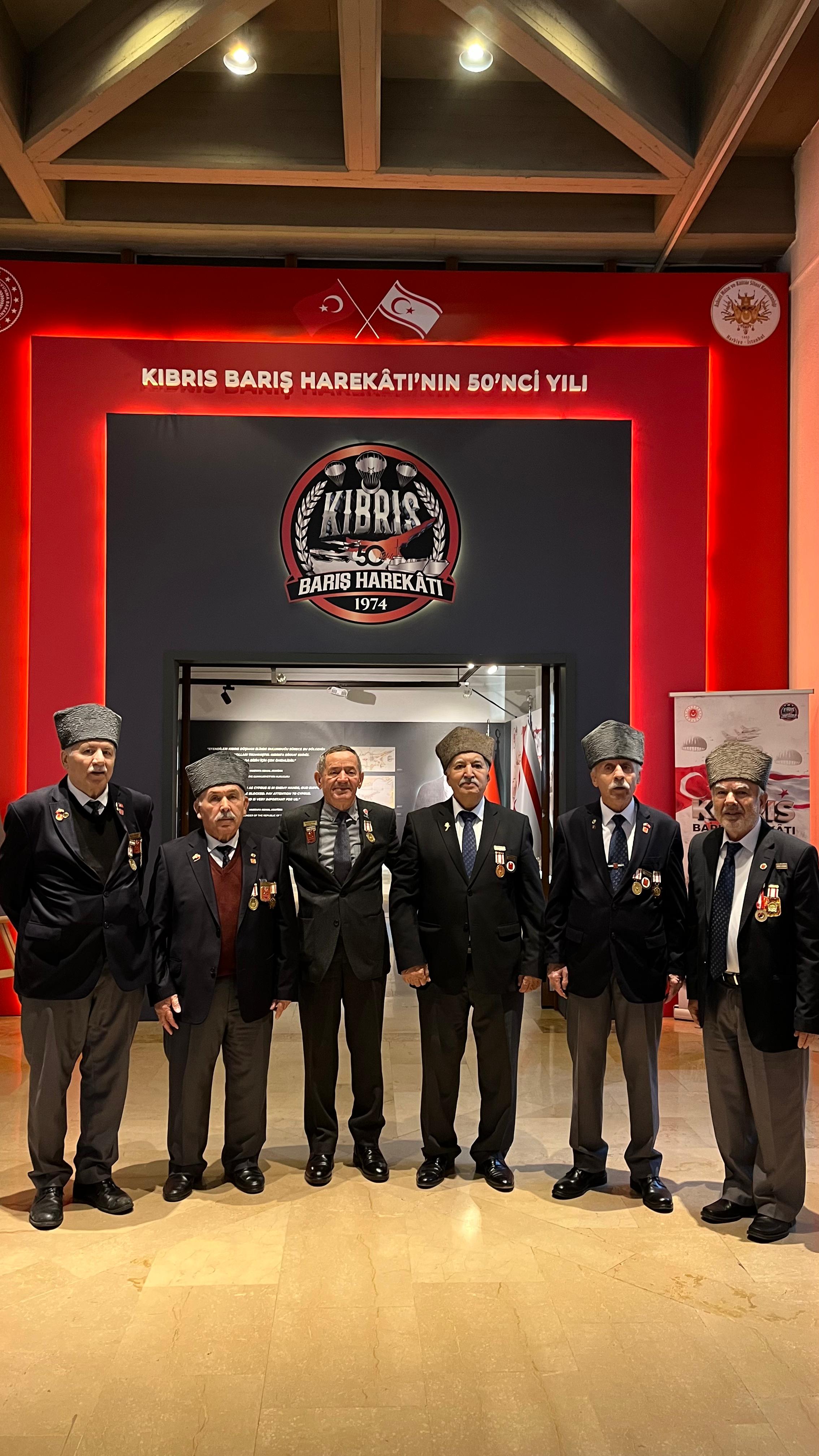 İl Müdürlüğümüz koordinasyonunda Muharip Gazilerimiz, Şehit yakınlarımız, Koruma ve bakım altındaki çocuklarımız ile beraber “Kıbrıs Barış Harekâtı’nın 50. Yılı Sergisi” ziyaret edilmiştir.