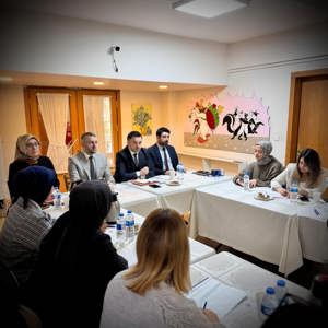 İl Müdürlüğümüze bağlı Çocuk kuruluşlarımızın Müdürleri ile “Kuruluştan İzinsiz Ayrılan Çocuklar” hakkında Afad Birimi Risk Haritası Ekibi ile değerlendirme toplantısı yapılmıştır. - fotoğraf 1