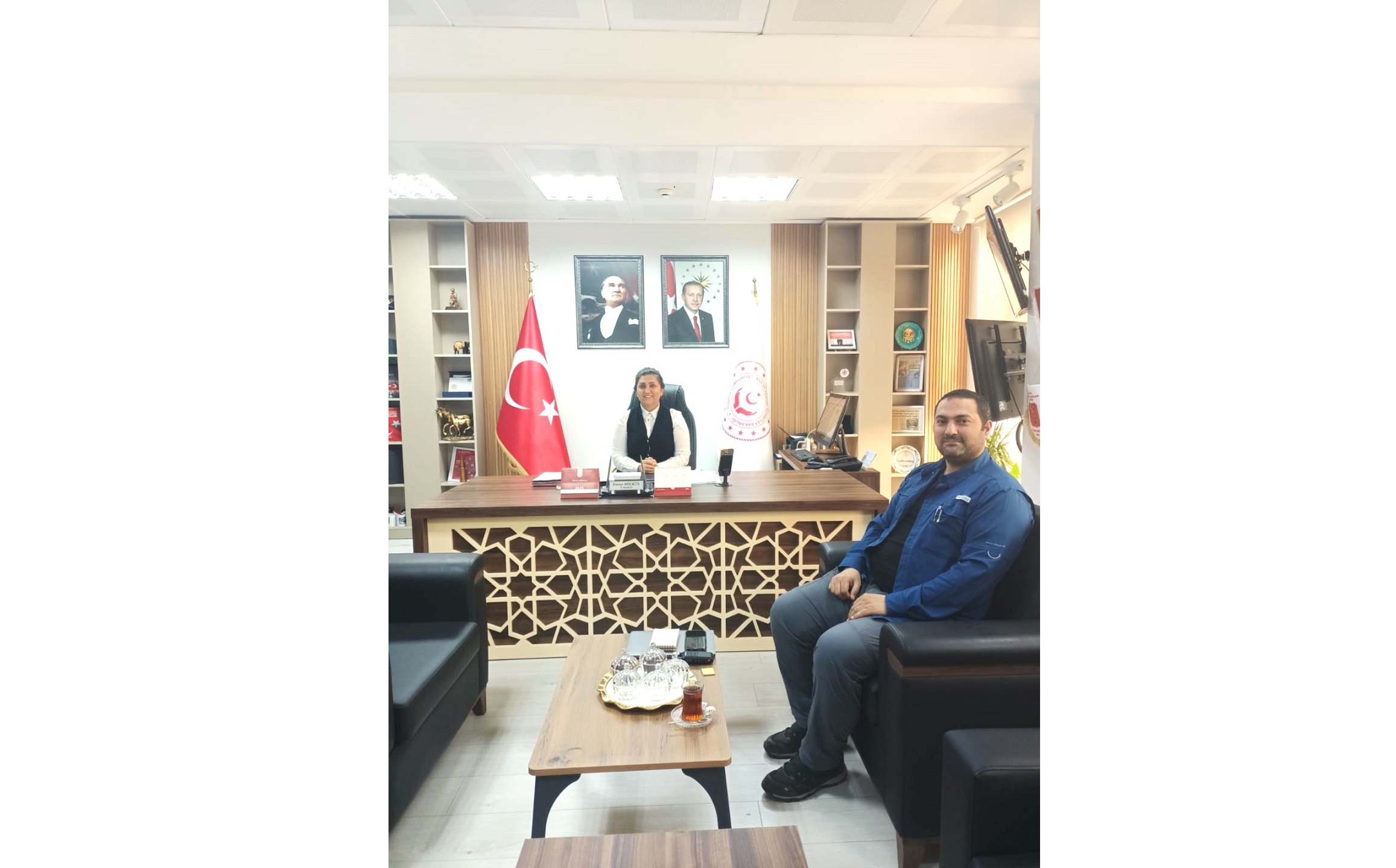 Anadolu Ajansı (AA) Balıkesir İl Temsilcisi Miraç KAYA'dan İl Müdürümüz Emine BÖÇKÜN’e Ziyaret