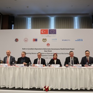 "Kadın ve Çocukların Depremlerin Etkilerinden Korunmasına Yönelik Destek Projesi" imza töreni gerçekleştirildi - fotoğraf 1