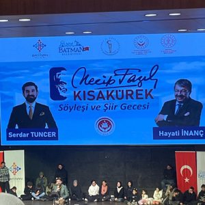 “Necip Fazıl Kısakürek Söyleşi ve Şiir Gecesi" programı - fotoğraf 3