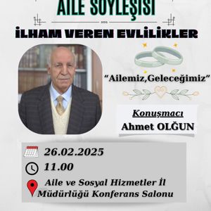 “Türkiye Aile Söyleşileri” kapsamında “İlham Veren Evlilik Hikayeleri” konulu söyleşi gerçekleştirildi! - fotoğraf 1
