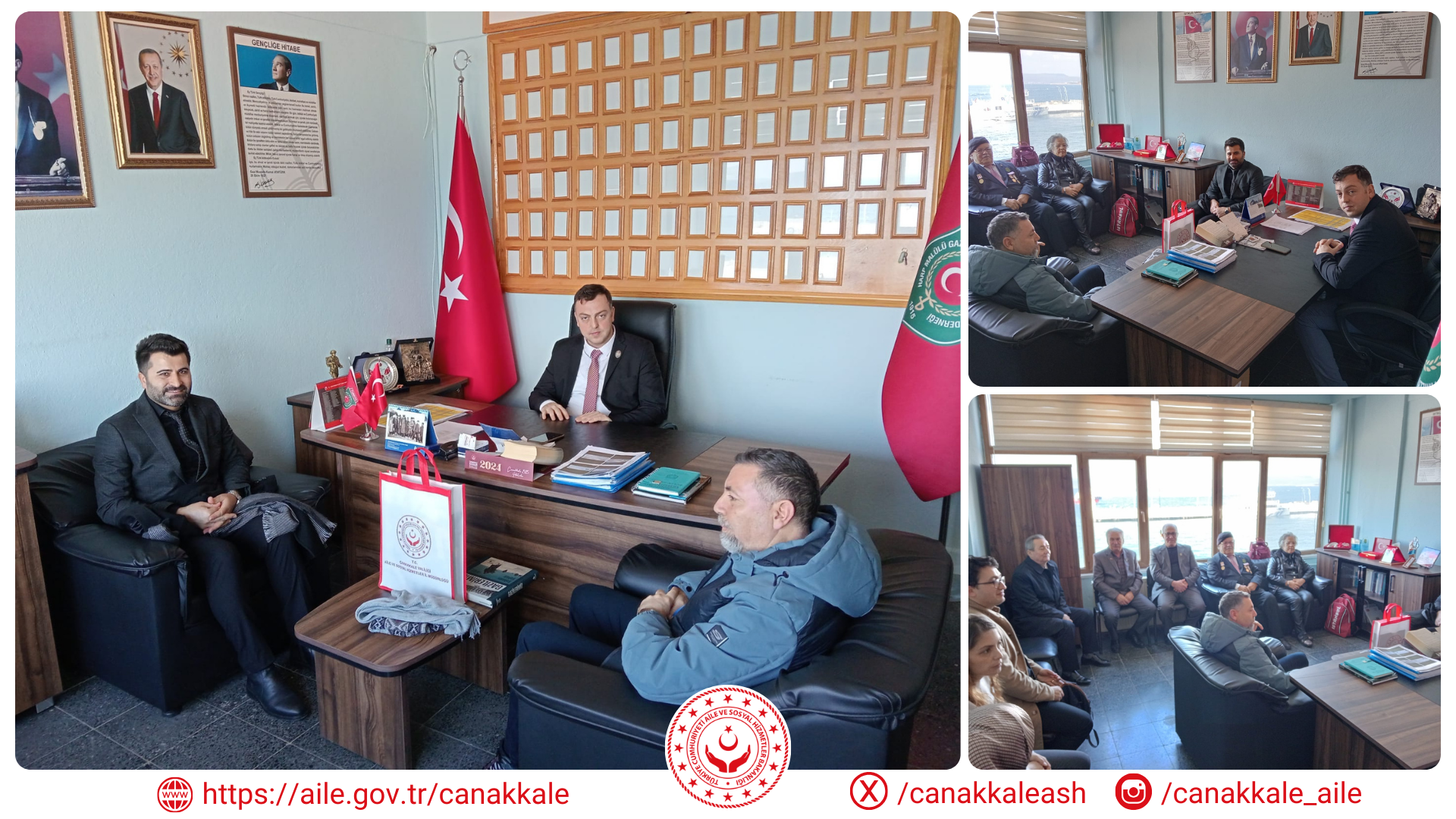 Şehit ve Gazi Derneklerini Ziyaret Ettik