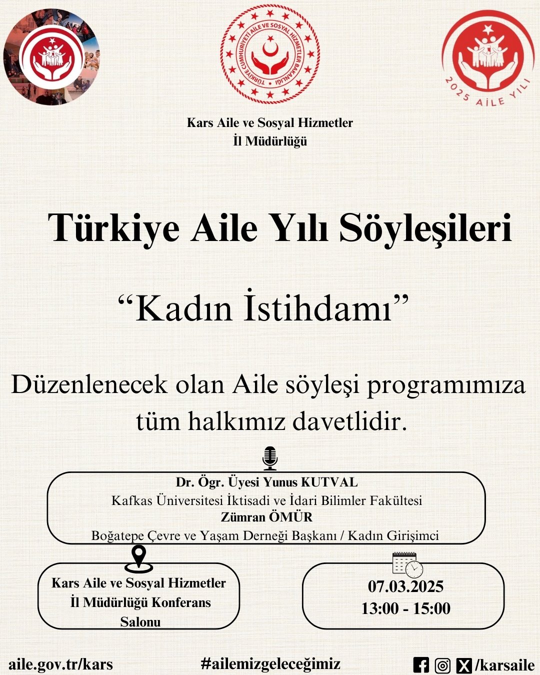 2025 Aile Yılı Söyleşileri