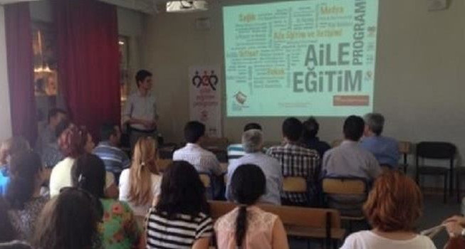 Gaziantep'te AEP çerçevesinde 58 kişiye “Okul ve Aile” konulu eğitim verildi.