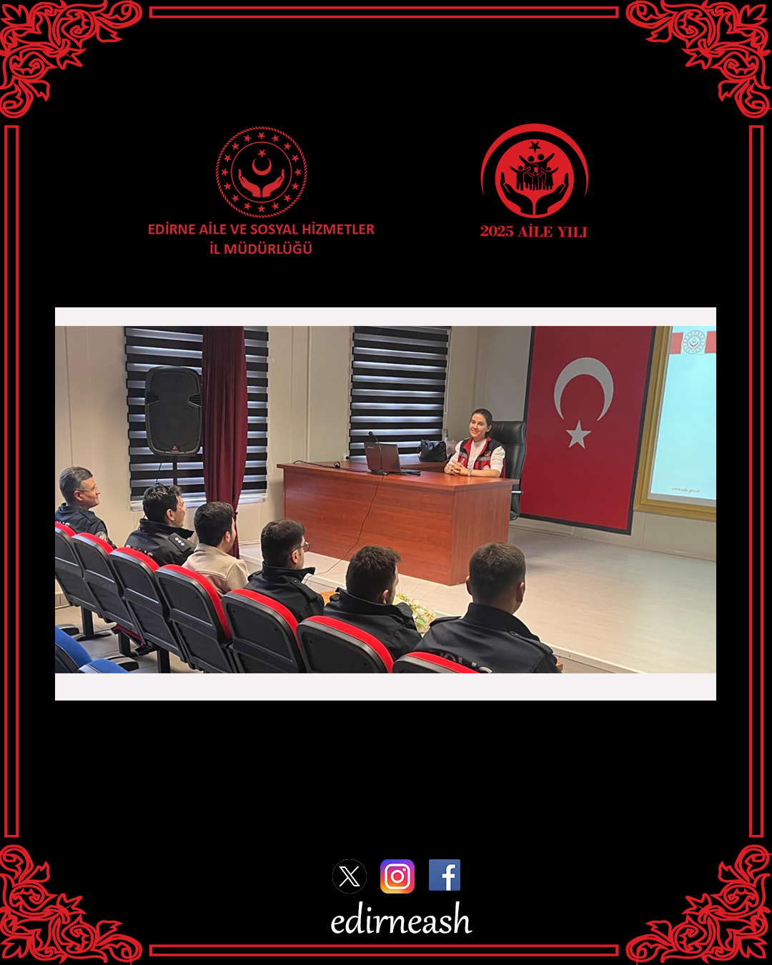 Kadına Yönelik Şiddetle Mücadele ve Erken Yaşta ve Zorla Evliliklerle Mücadele Eğitimleri Verildi.