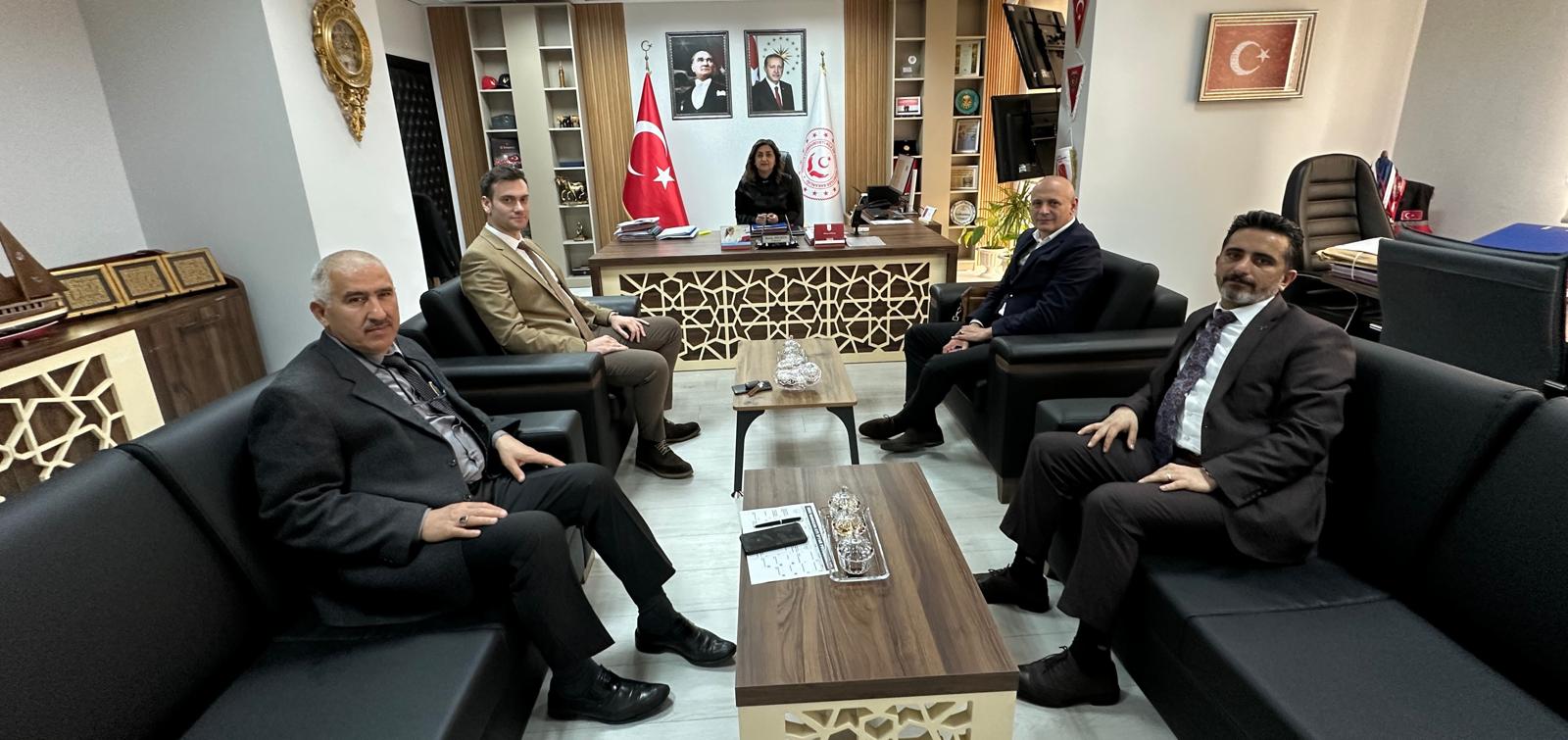 Adli Destek ve Mağdur Hizmetleri Müdürlüğünden İl Müdürümüze Ziyaret