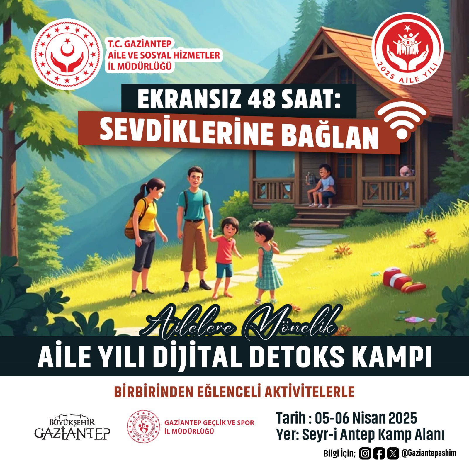 Aile Yılı Dijital Detoks Kampı